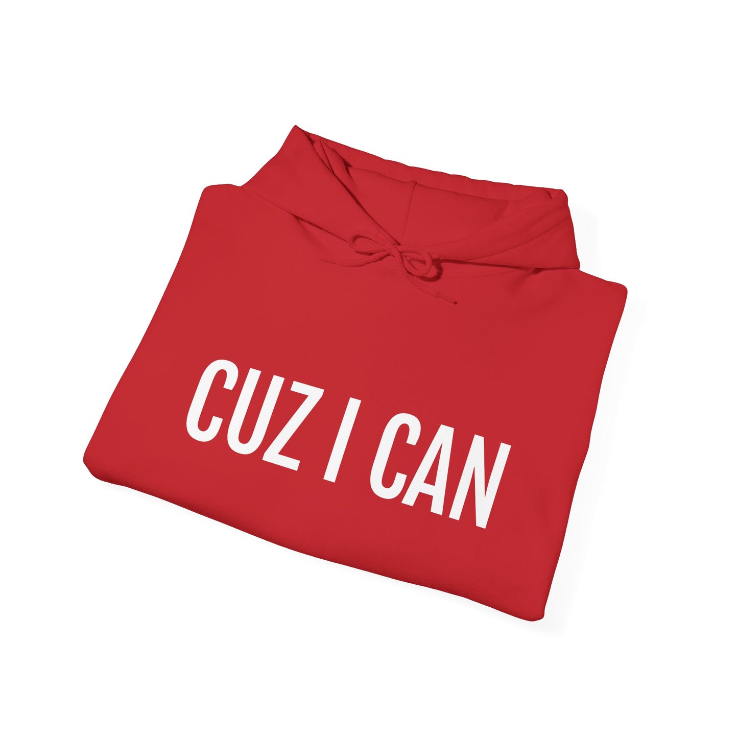 CUZ I CAN Hoodie (Red/White)
