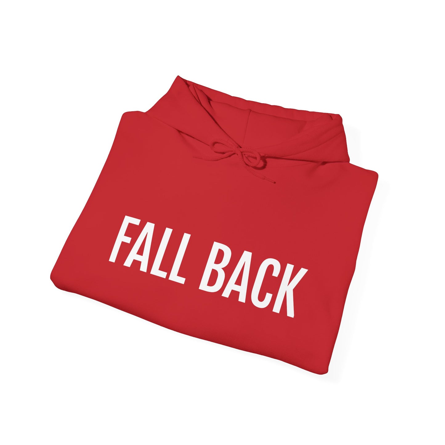 FALL BACK Hoodie (Red/White)