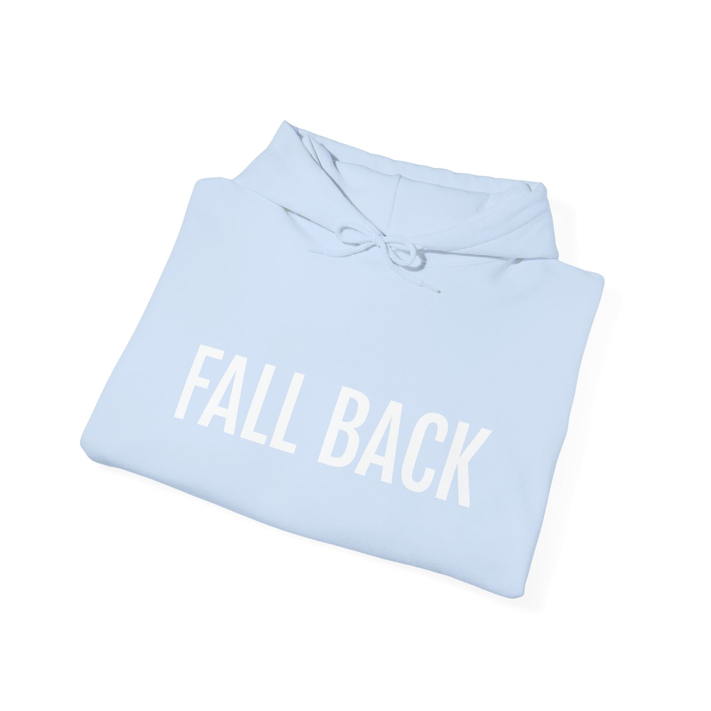 FALL BACK Hoodie (Sky Blue/White)