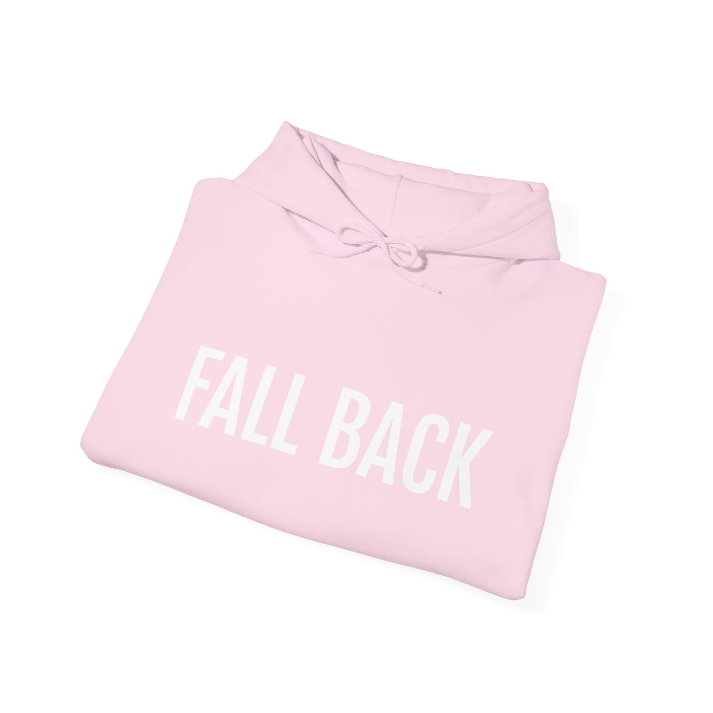 FALL BACK Hoodie (Pink/White)