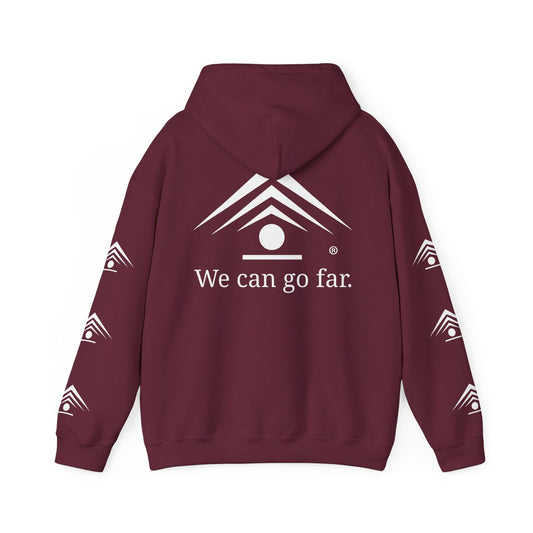CUZ I CAN Hoodie (Maroon/White)
