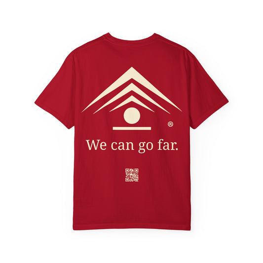 “CUZ I CAN” Tee – Crimson & Cream
