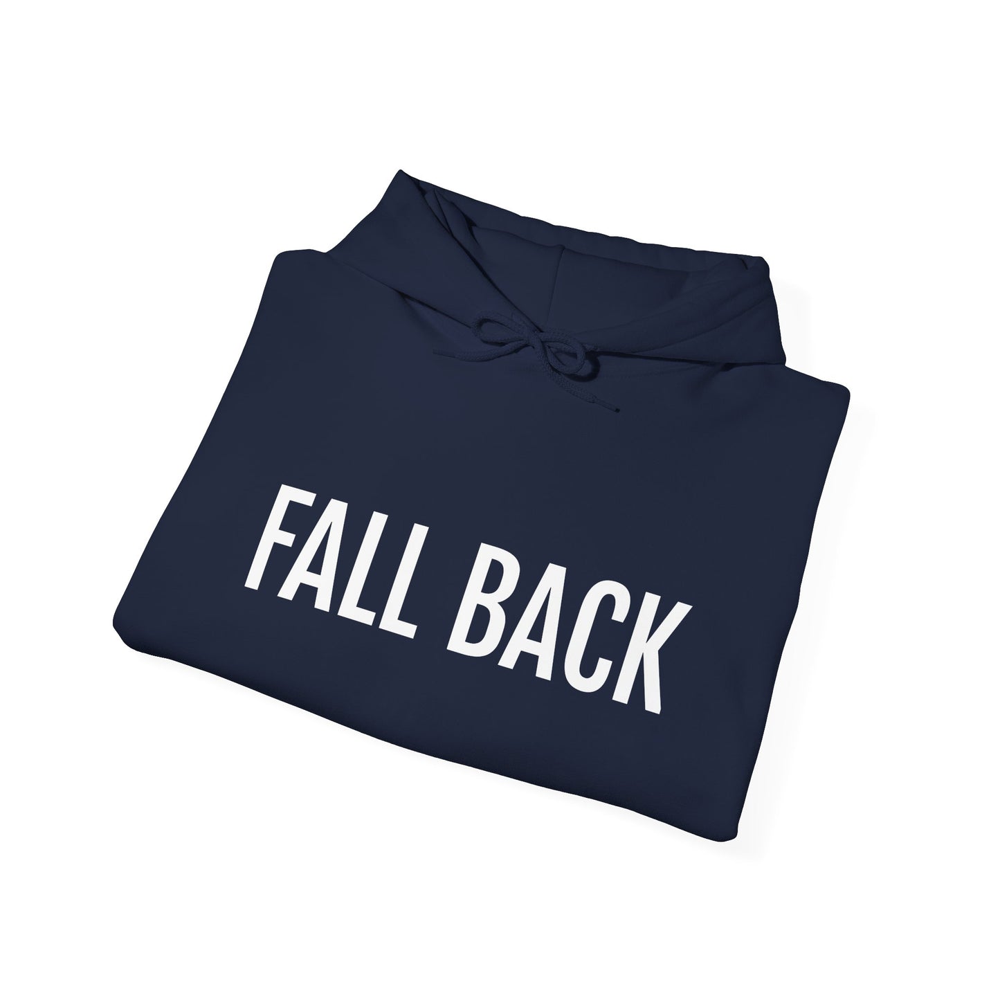 FALL BACK Hoodie (Navy/White)