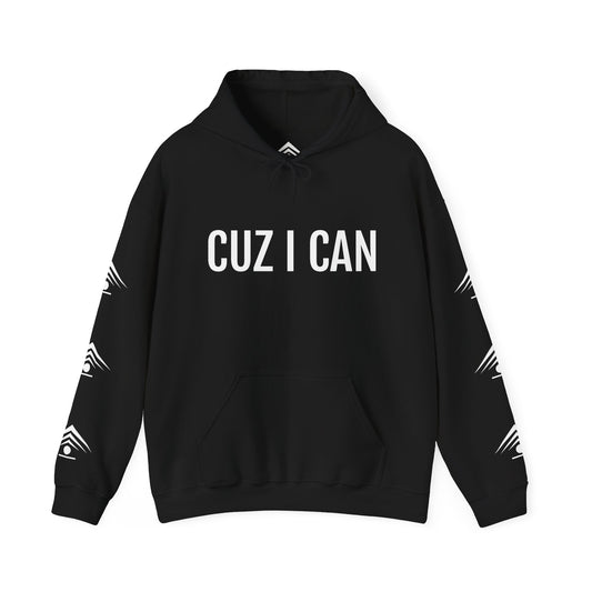 CUZ I CAN Hoodie (Black/White)