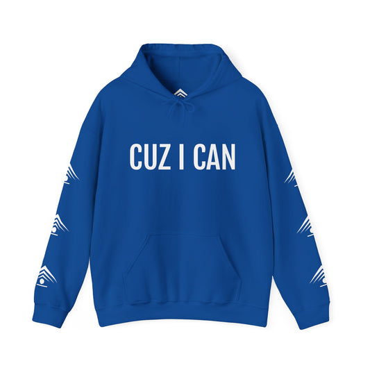 CUZ I CAN Hoodie (Royal Blue/White)