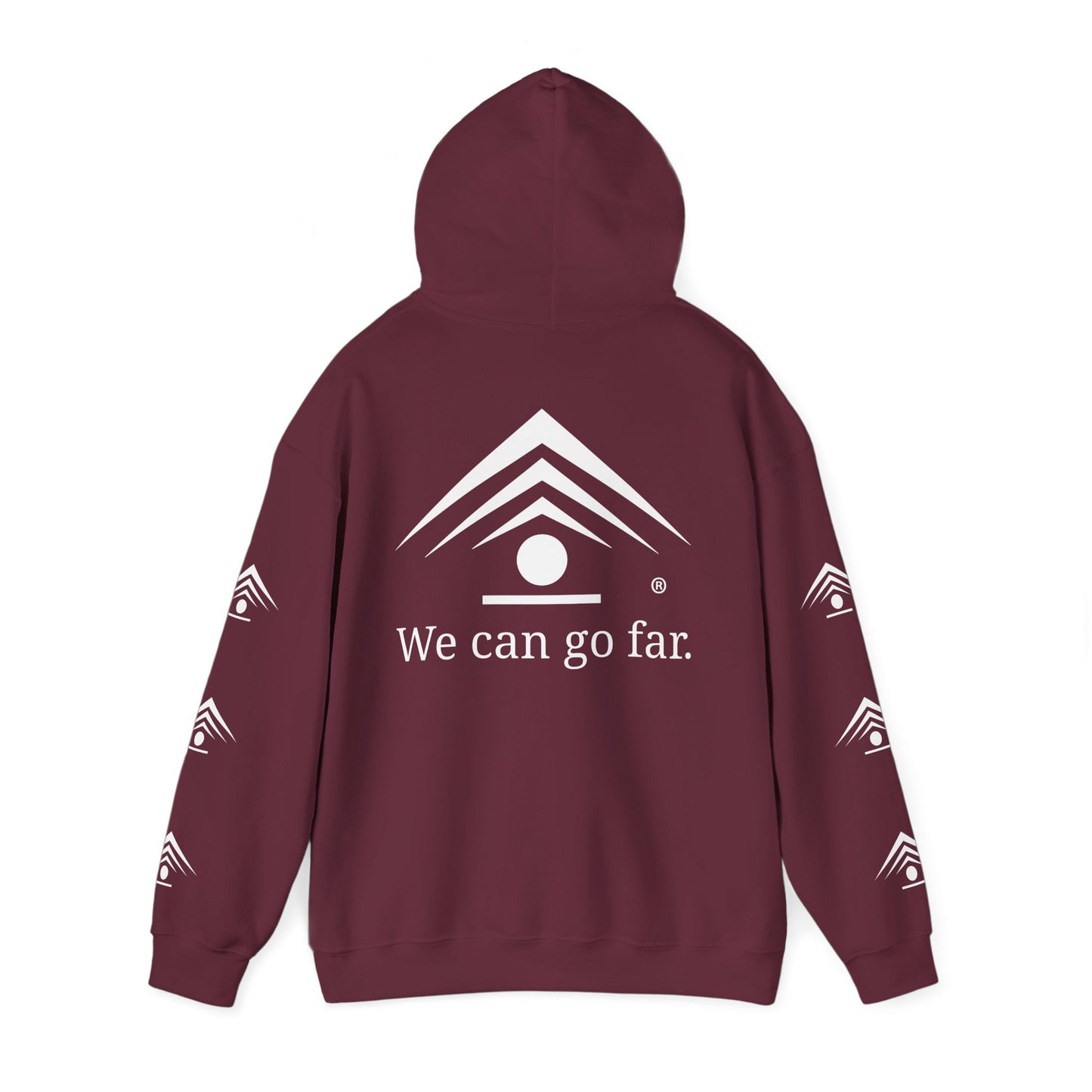 CUZ I CAN Hoodie (Maroon/White)