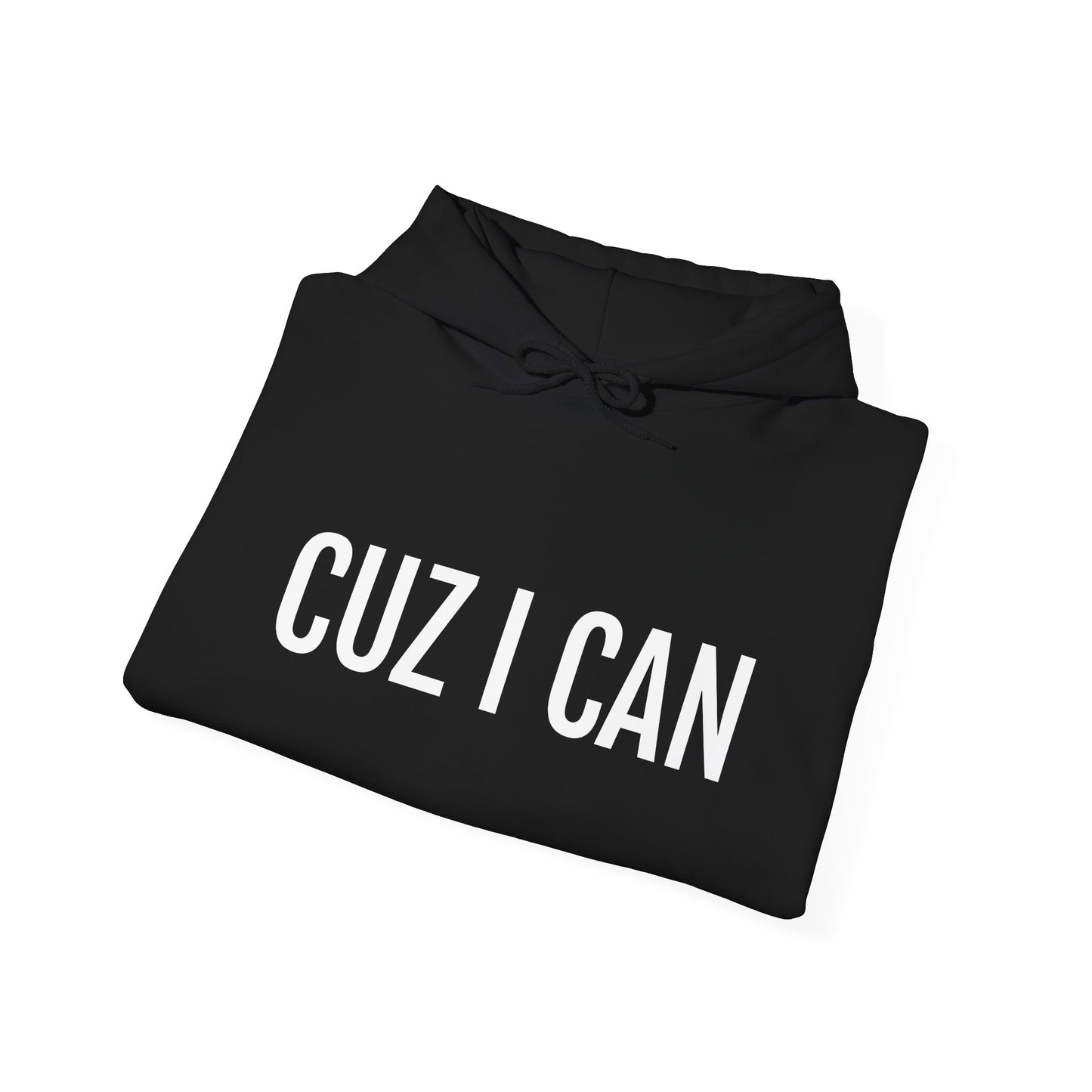 CUZ I CAN Hoodie (Black/White)