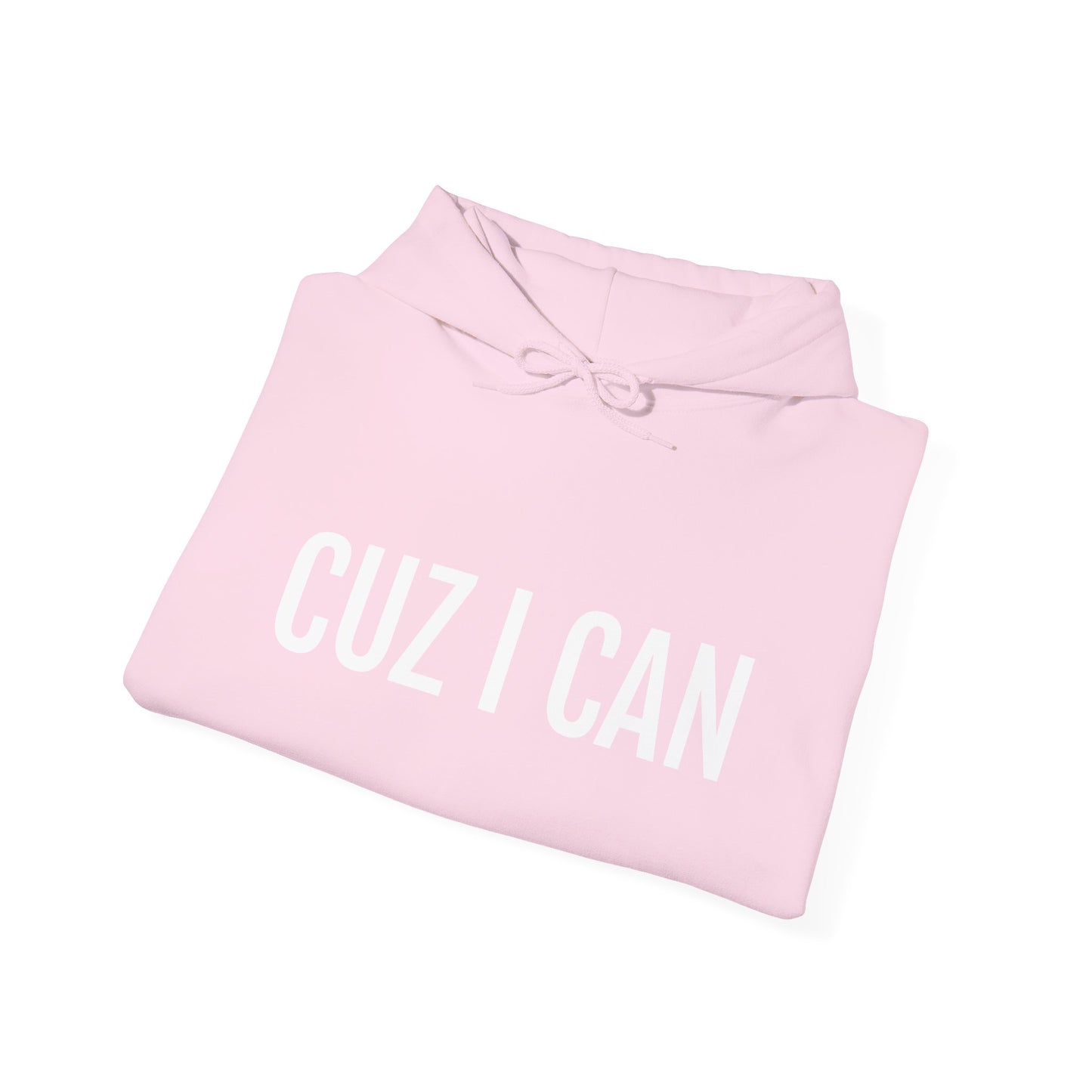 CUZ I CAN Hoodie (Pink/White)