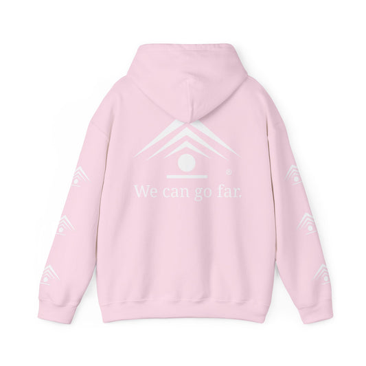 FALL BACK Hoodie (Pink/White)