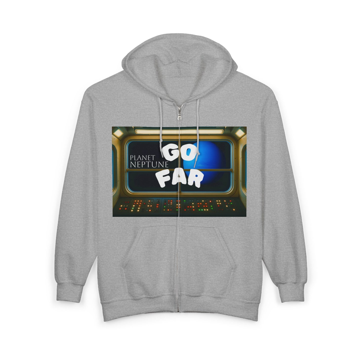 GO FAR: Planet Neptune (Zip Up)