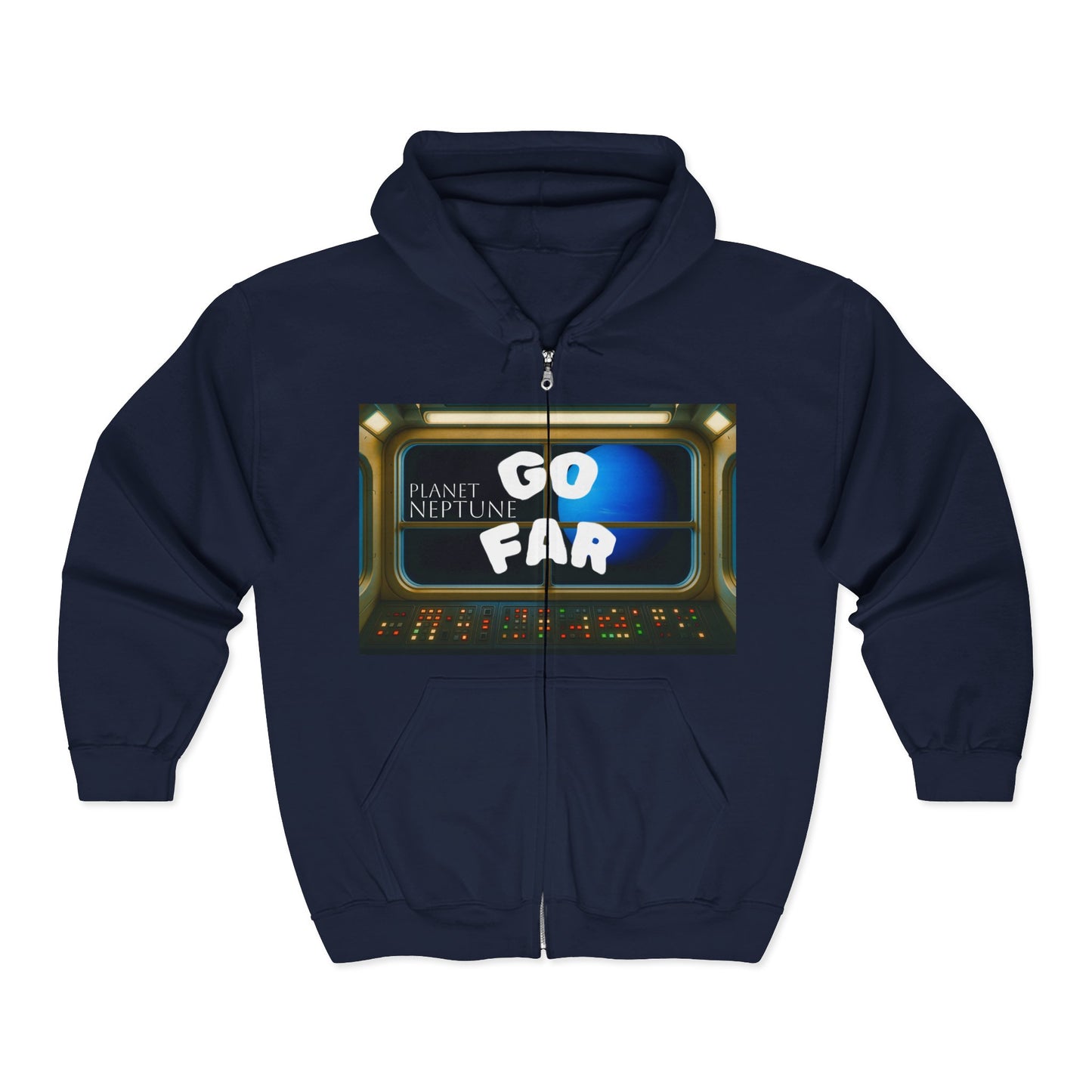 GO FAR: Planet Neptune (Zip Up)