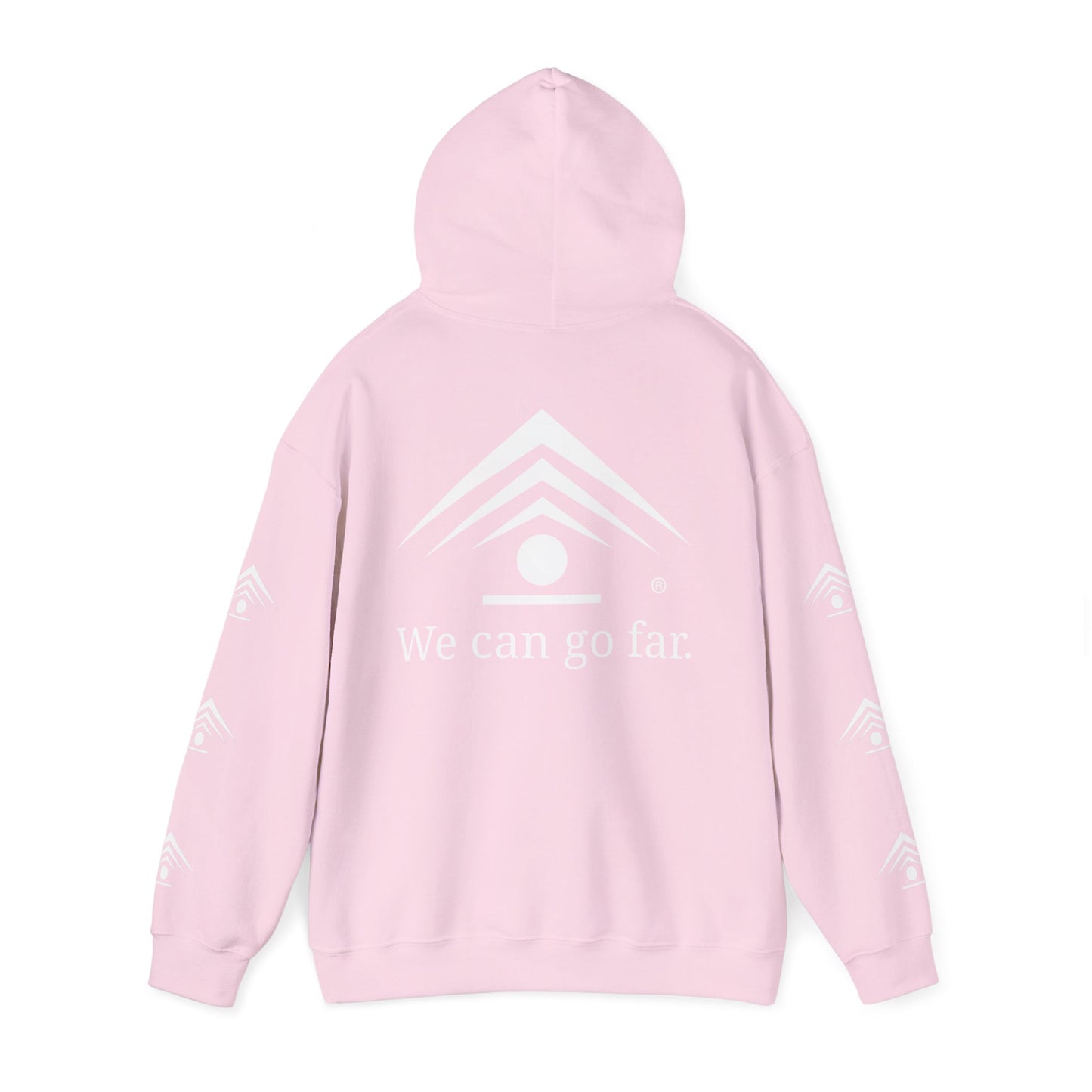 FALL BACK Hoodie (Pink/White)