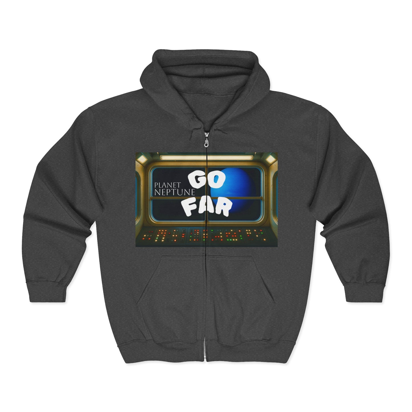 GO FAR: Planet Neptune (Zip Up)