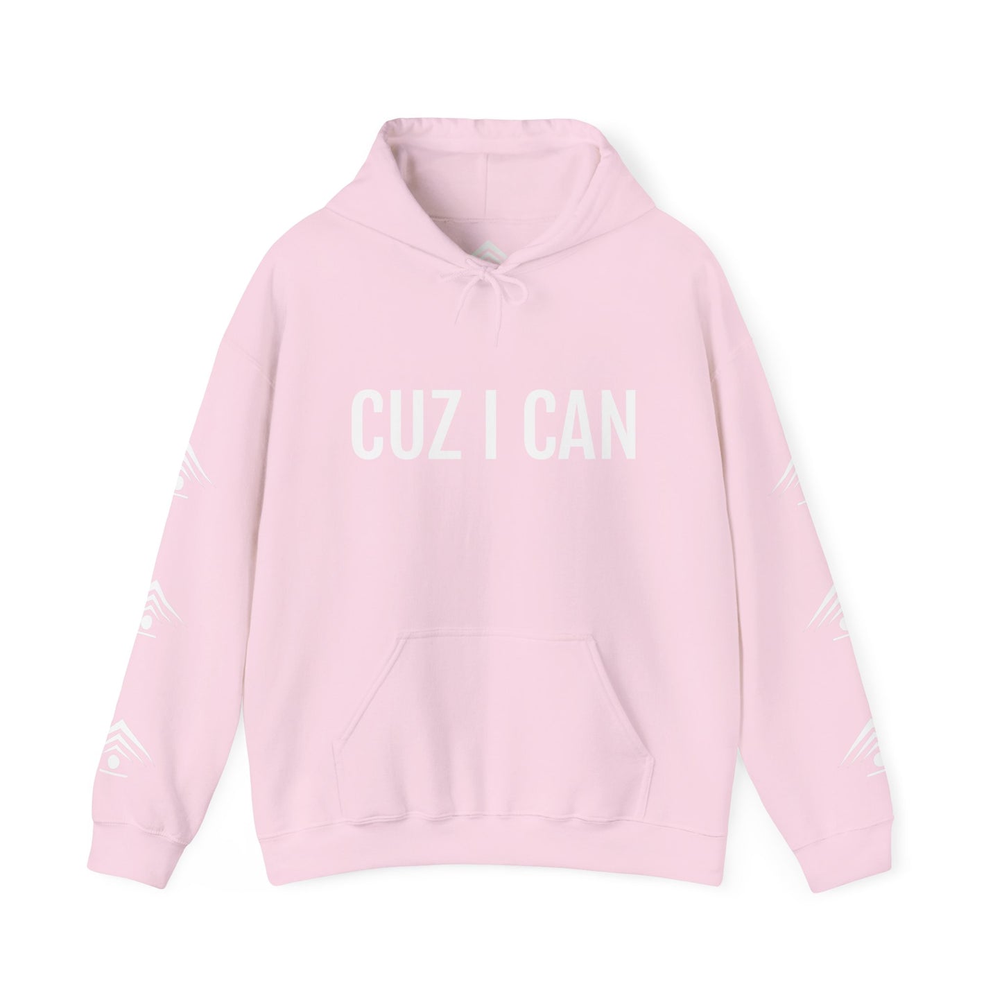 CUZ I CAN Hoodie (Pink/White)