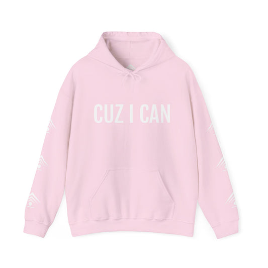 CUZ I CAN Hoodie (Pink/White)