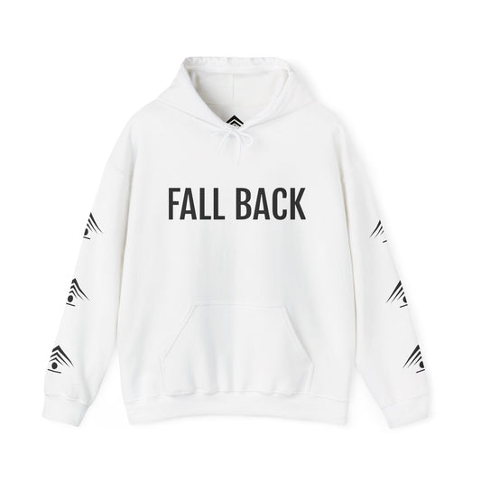 FALL BACK Hoodie (White/Black)