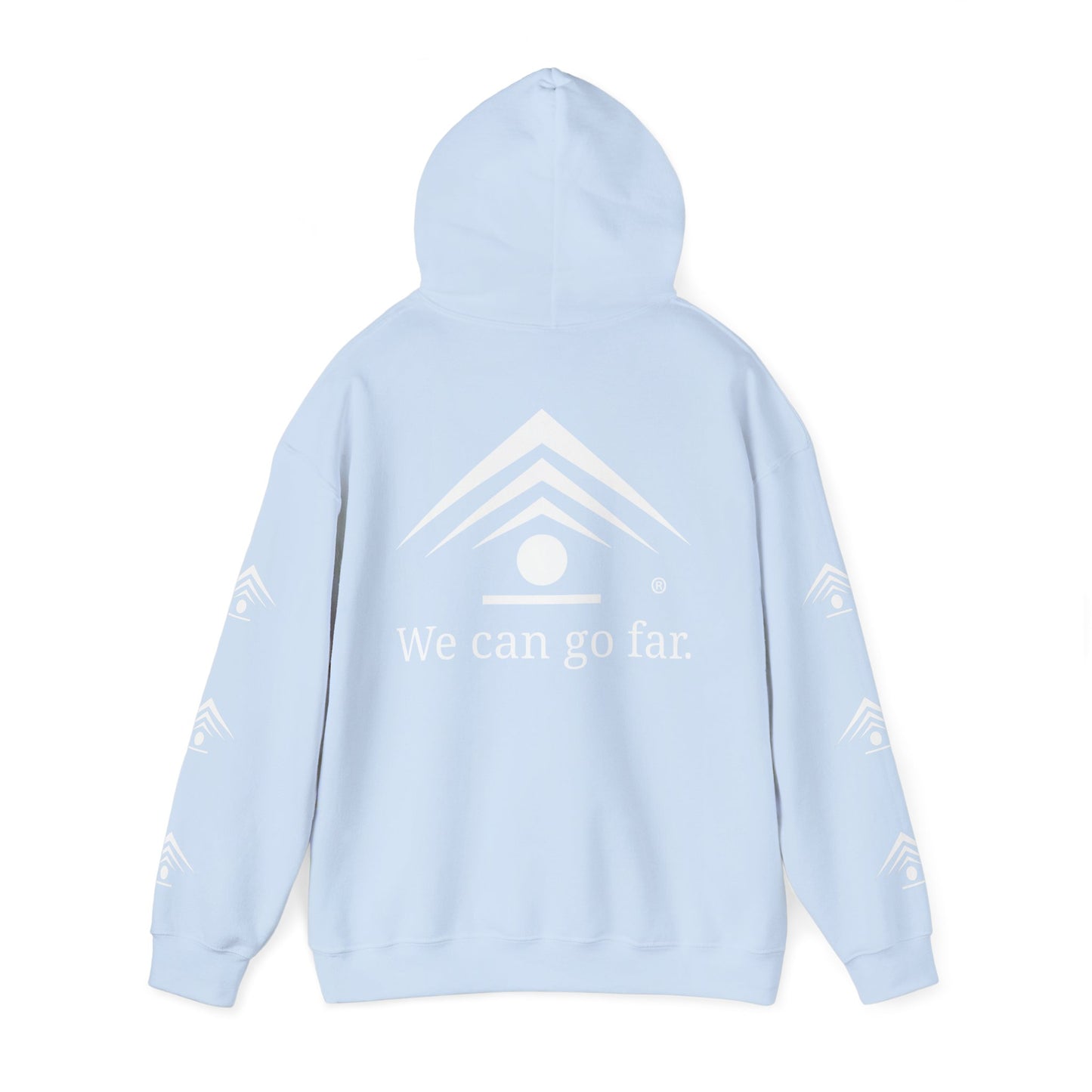 FALL BACK Hoodie (Sky Blue/White)