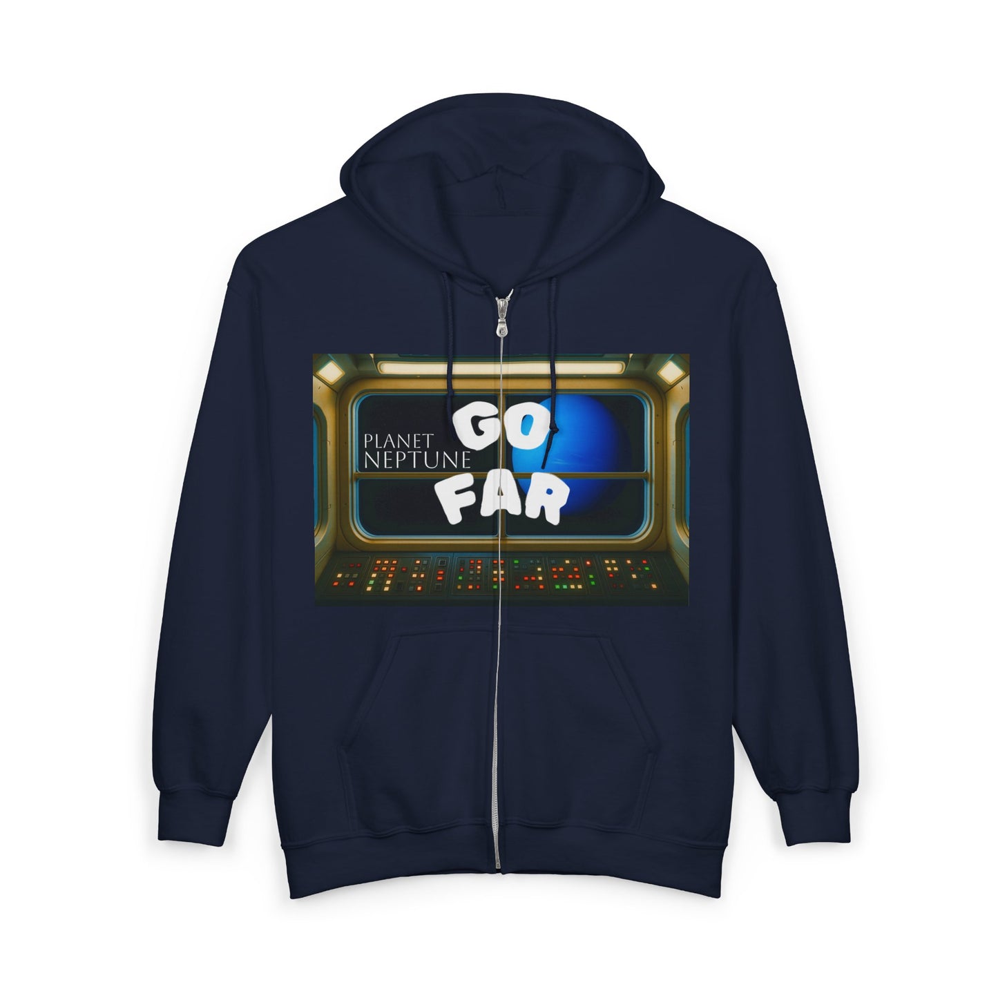 GO FAR: Planet Neptune (Zip Up)